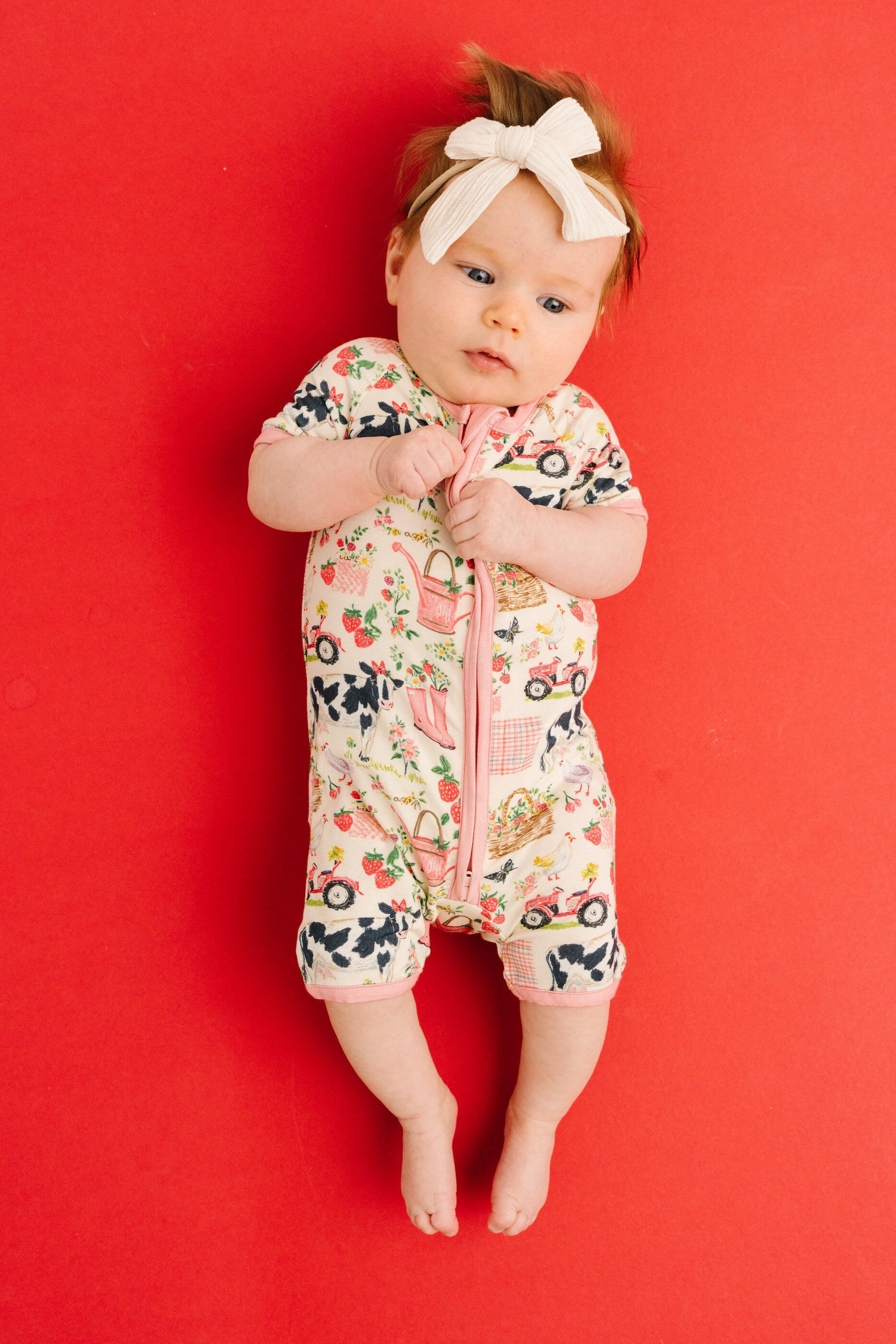 Blooming Homestead Bamboo Short Romper – Little One Shop Co.