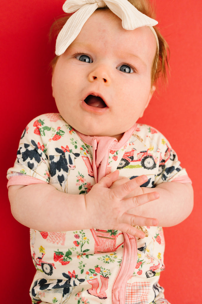 Blooming Homestead Bamboo Short Romper – Little One Shop Co.