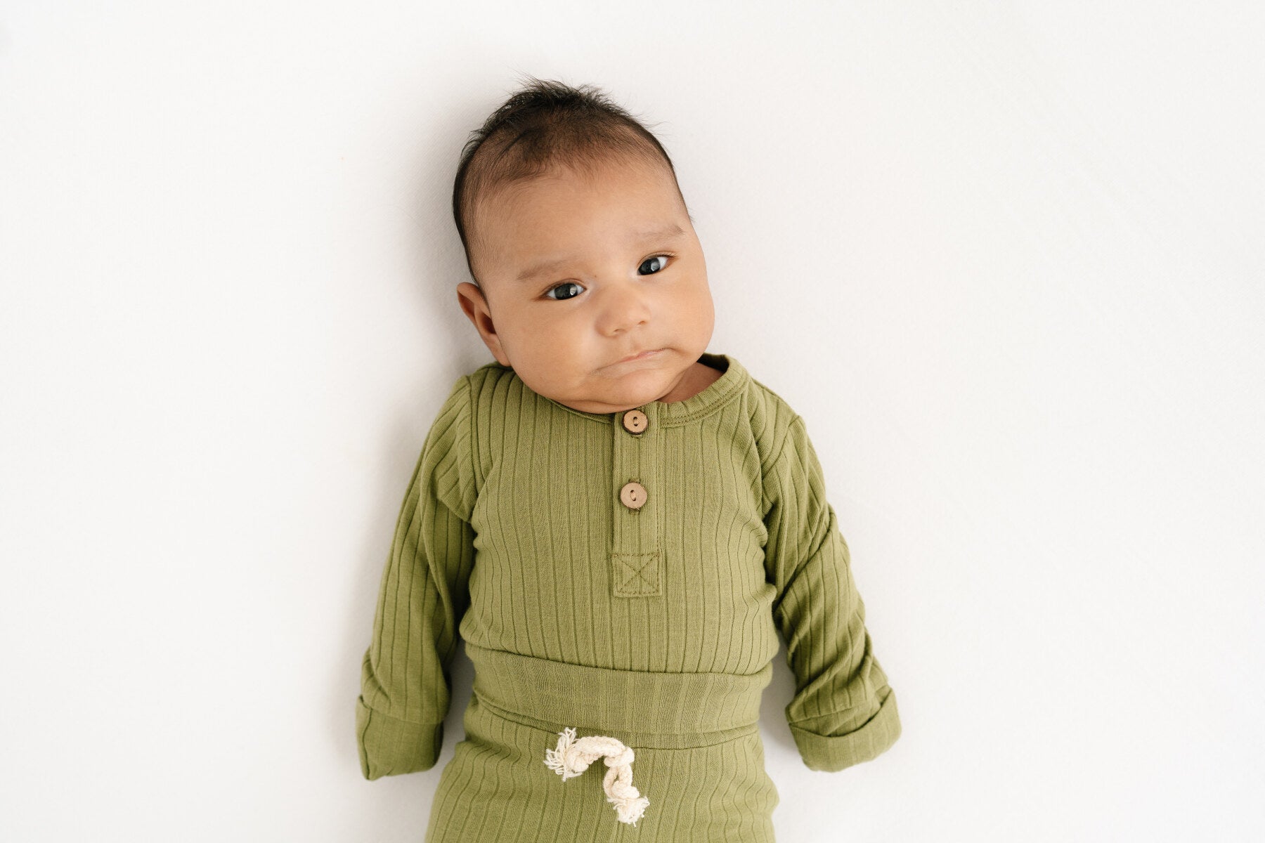 Olive Ribbed Bodysuit Set – Little One Shop Co.