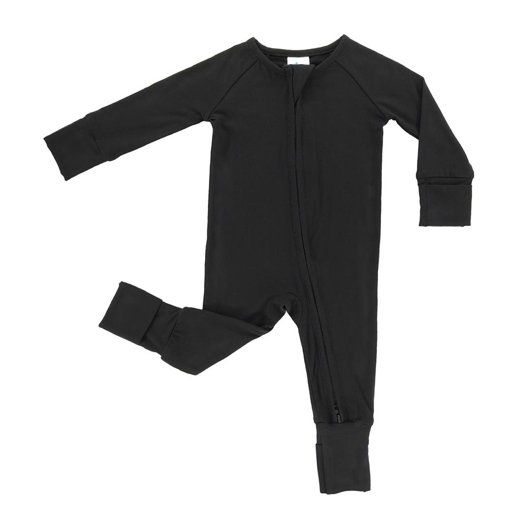 Black footed onesie baby online
